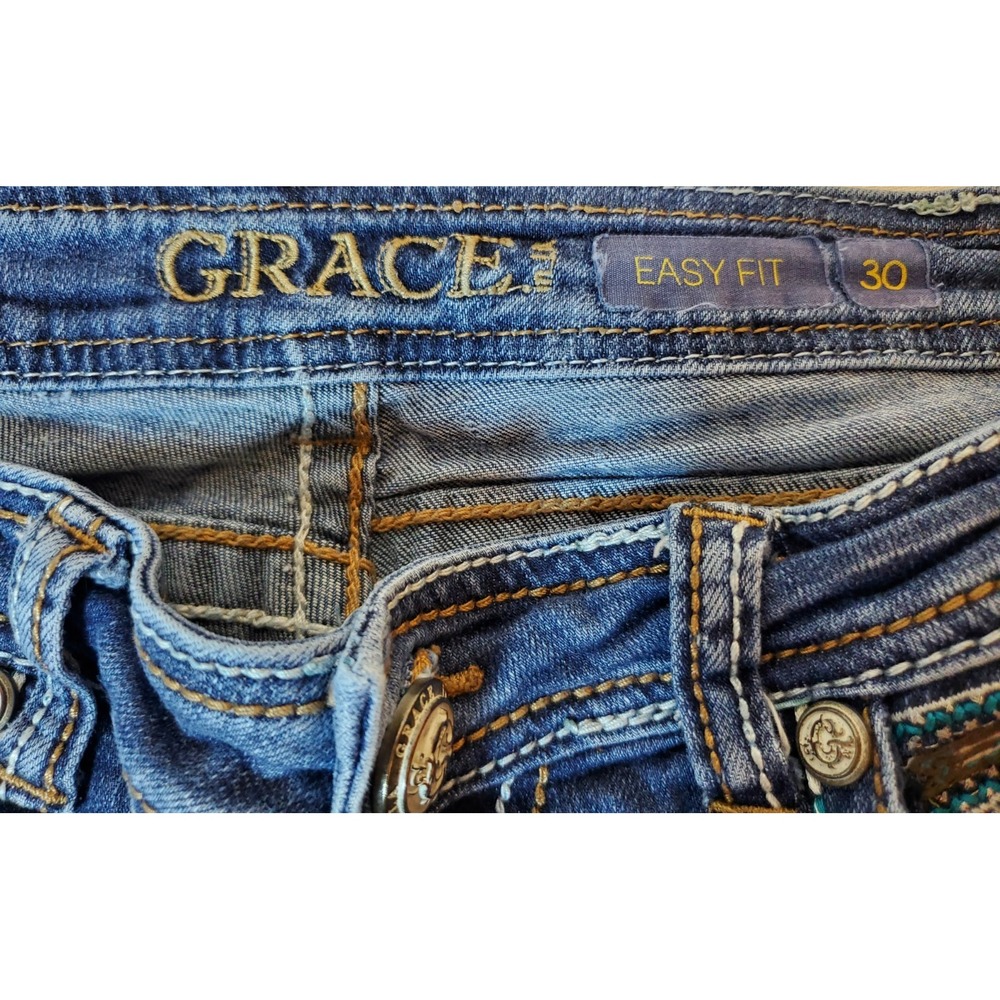 Women's Blue Jeans - Picture 5 of 7